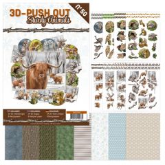 3D Push-Out Book 50 - Sturdy Animals (3DPO10050)