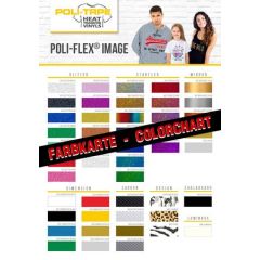 Kleurkaart Poli-Flex Glitter - Starflex - Dimension - Carbon - Design - Luminous