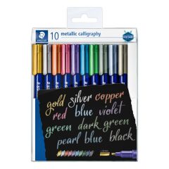 metallic calligraphy - set 10 st (8325 TB10)