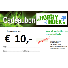 Cadeaubon T.w.v. € 10,-