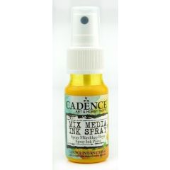 Cadence Mix Media Inkt spray Geel 0002 25ml (301282/0002) *