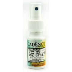 Cadence Mix Media Inkt spray wit 0001 25ml (301282/0001) *