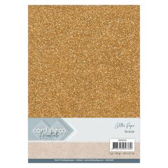 Card Deco Essentials Glitter Paper Bronze (CDEGP009)