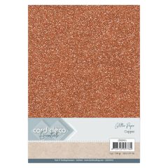 Card Deco Essentials Glitter Paper Copper (CDEGP011)