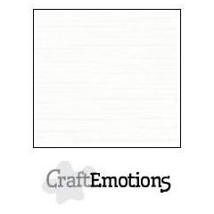 CraftEmotions karton glad 10 vel wit 27x13,5cm 250gr (Wit)