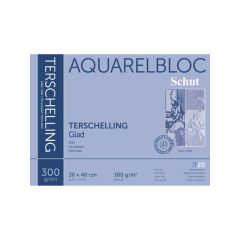 Schut Terschelling Aquarelblok Glad 30x40cm 300 gram - 20 sheets (114984/3040)