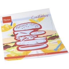 Marianne D Creatable Broodje hamburger LR0867 63x93mm *