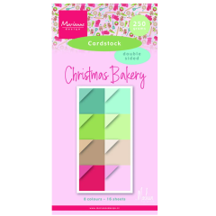 Marianne Design • Paperpad Christmas Bakery by Marleen Cardstock - PK9196 *