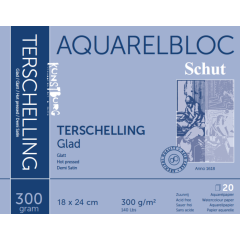 Schut Terschelling Aquarelblok glad 18x24cm 300 gram - 20 sheets (114984/1824)