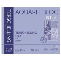 Schut Terschelling Aquarelblok glad 24x30cm 300 gram - 20 sheets (114984/2430)