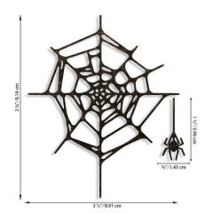 Sizzix Thinlits Die Set - Spider Web 2PK 664747 Tim Holtz 