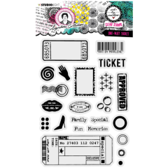 Signature Collection Clear Stamp One-Way Ticket (ABM-SI-STAMP471) *