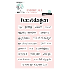 Creative Craftlab • Essentials Clear Stamp Feestdagen - STAMP755*