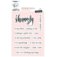 Creative Craftlab • Essentials Clear Stamp Shopping - STAMP758*