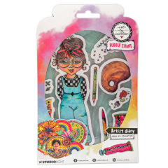 Artist Diary Rubber Stamps (ABM-25-STAMP781) *