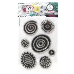 Studio Light Clear Stamp Circle Salad Signature Coll. nr.714 ABM-SI-STAMP714 153x265x3mm *