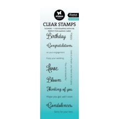 Studio Light Clear Stamp Sentiments Essentials nr.589 SL-ES-STAMP589 46,2x142x3mm *