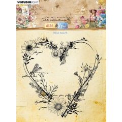 Studio Light Clear Stamp Wild heart Wild & Free nr.670 JMA-WAF-STAMP670 126x126mm *