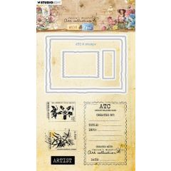 Studio Light Stamp & Cutting Die ATC & stamps Wild & Free nr.82 JMA-WAF-SCD82 92x138mm *