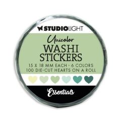 Studio Light Washi Die-cut Stickers Greens Essentials nr.19 SL-ES-WASH19 55x55mm *